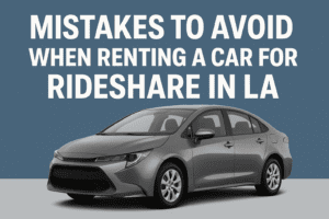 Economy car for rent in Los Angeles