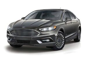 Gray Ford Fusion car rental in LA