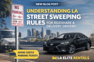 Understanding LA Street Sweeping Rules for Gig Drivers