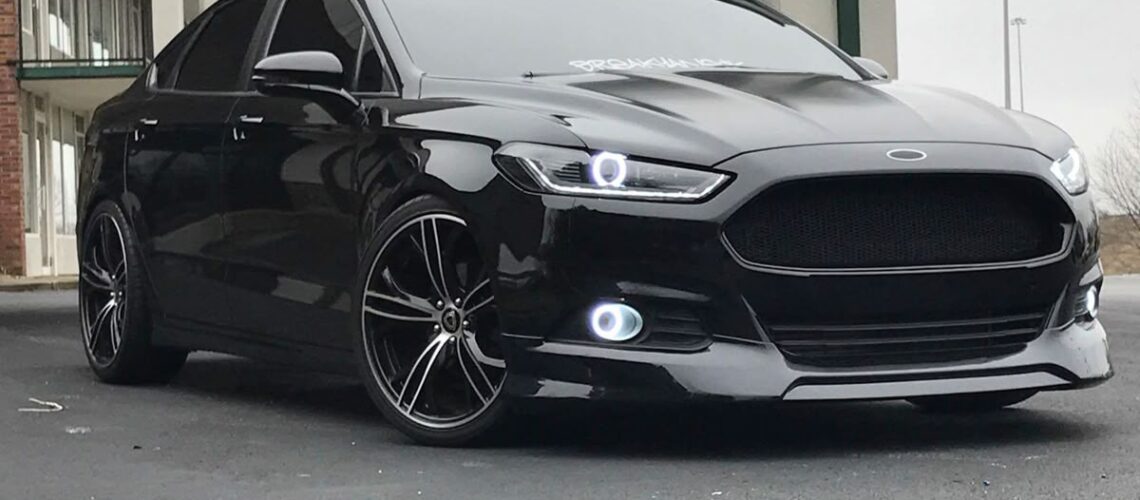 Black Ford Fusion car rental