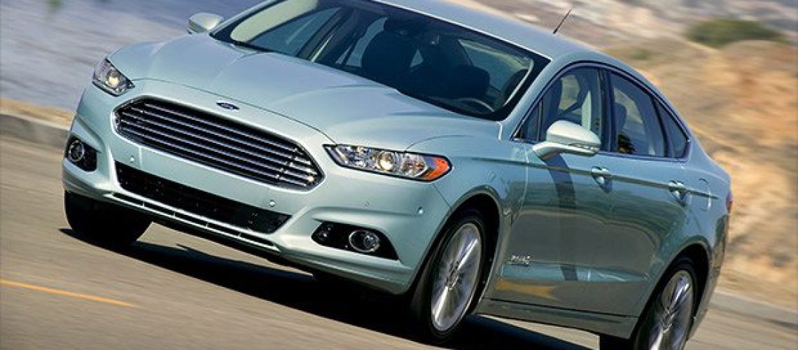 Ford Fusion rental car in Los Angeles