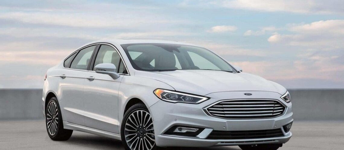 Silver Ford Fusion for rent in LA